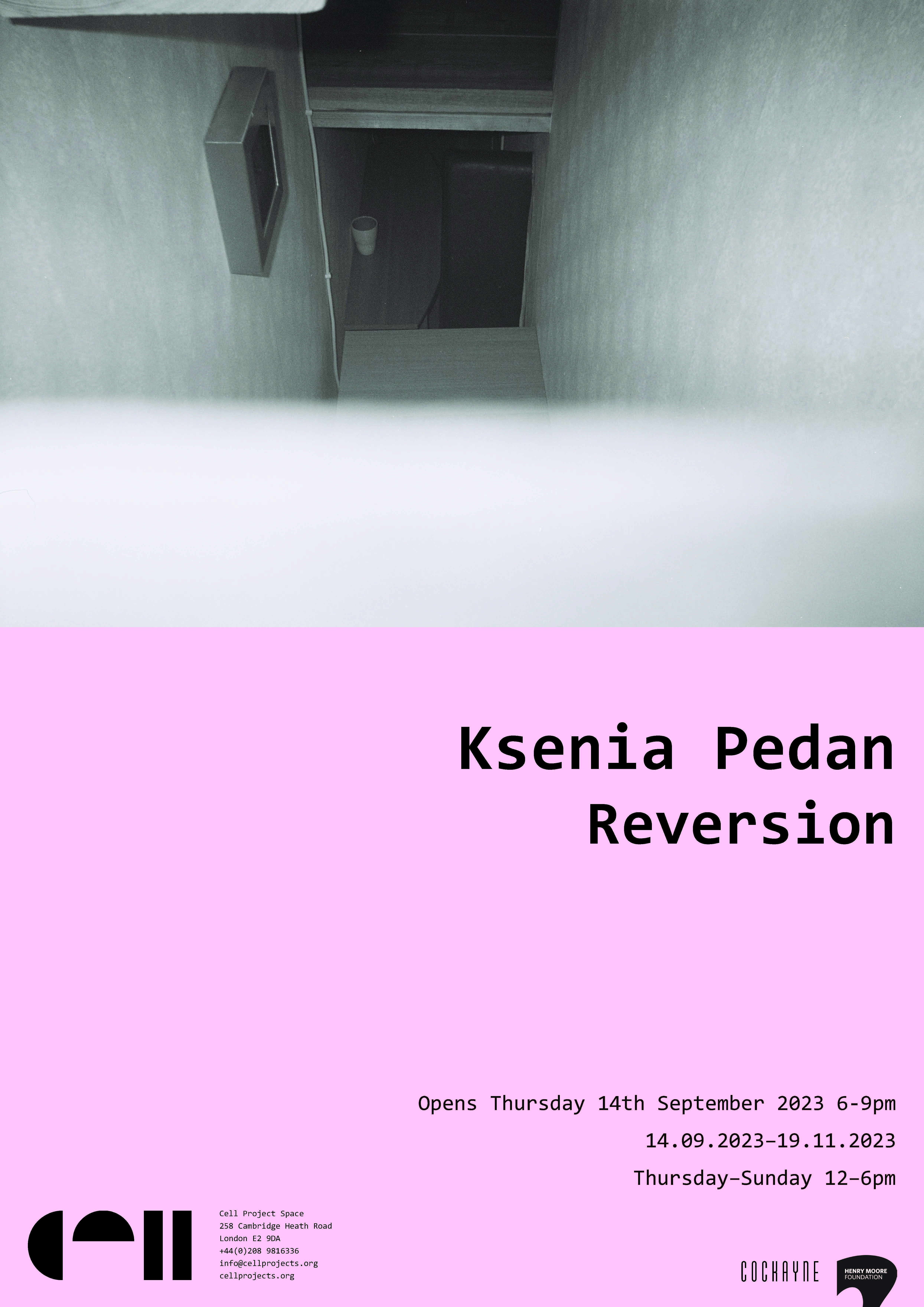 Reversion Poster, Ksenia Pedan, 2023