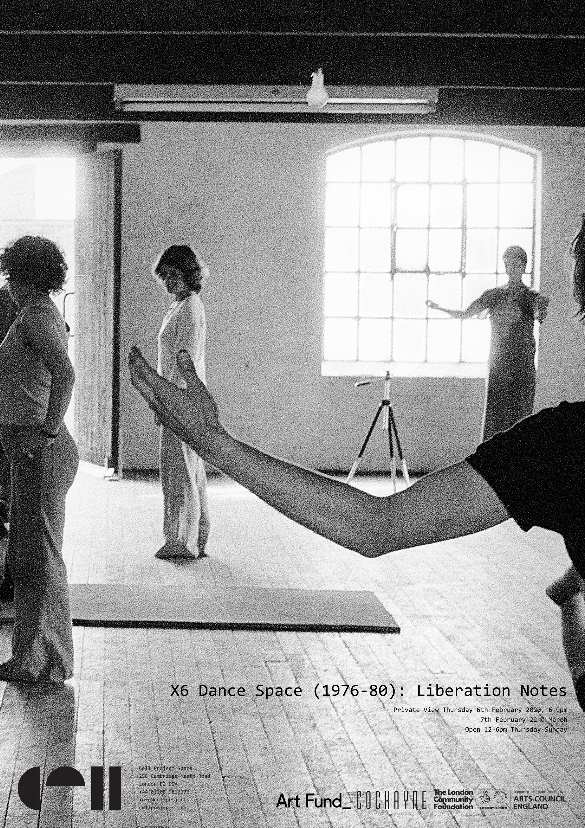 New Dance, X6 Collective Poster, Cell Project Cpace