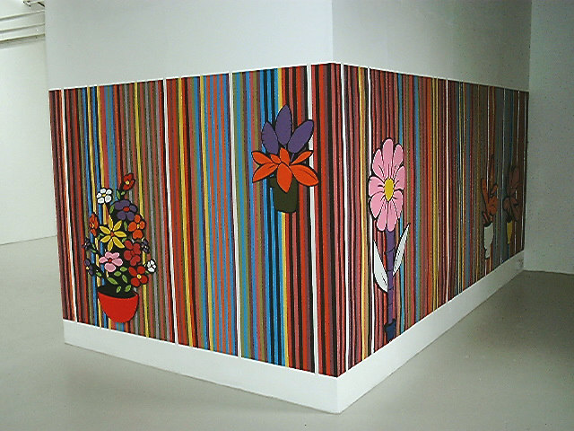 Jean Lee 'Flowers and Stripes', 2002