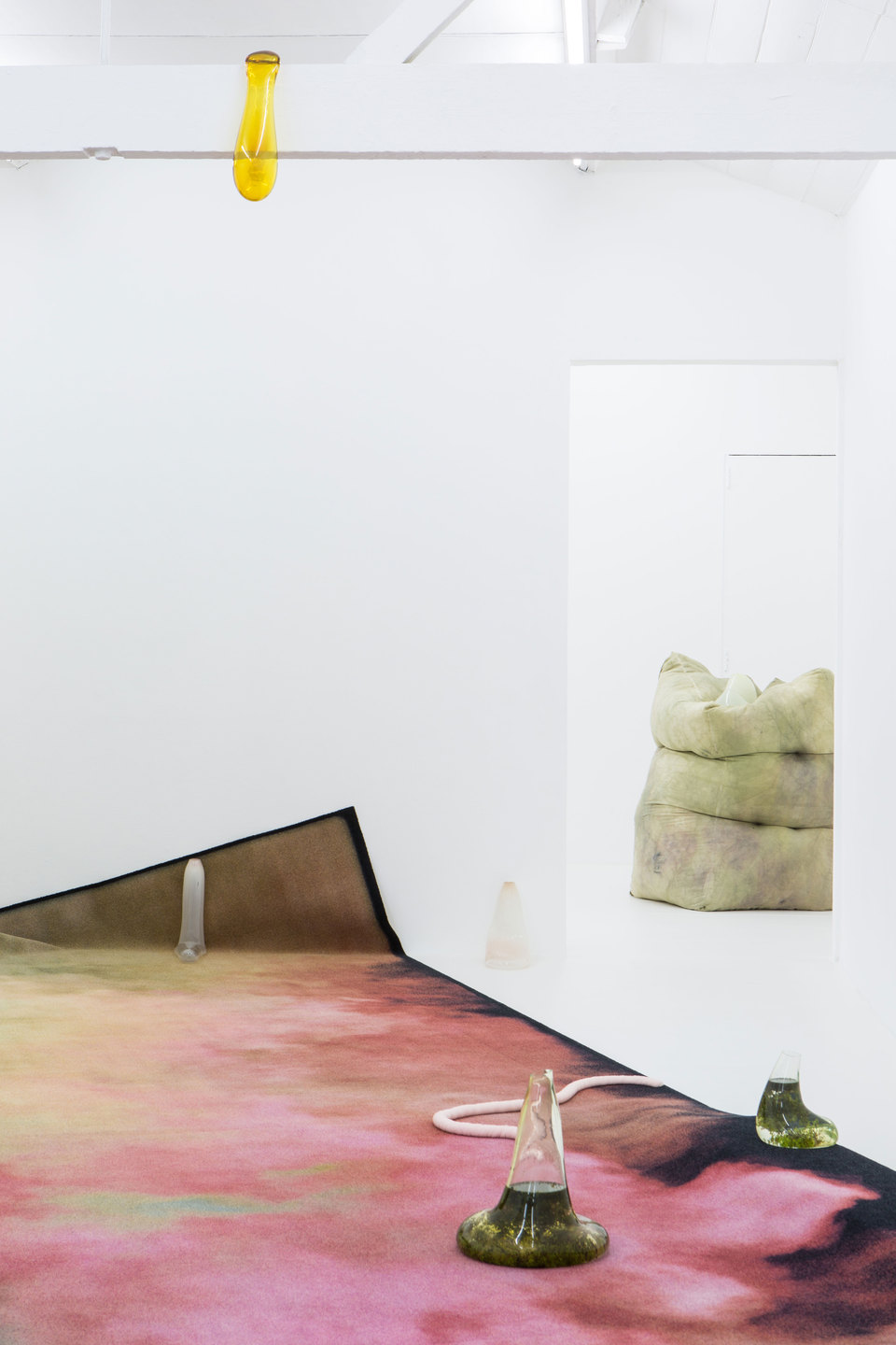 Julia Crabtree & William Evans, Gullet, 2017, Installation View, Cell Project Space Julia Crabtree & William Evans, Gullet, 2017, Installation View, Cell Project Space