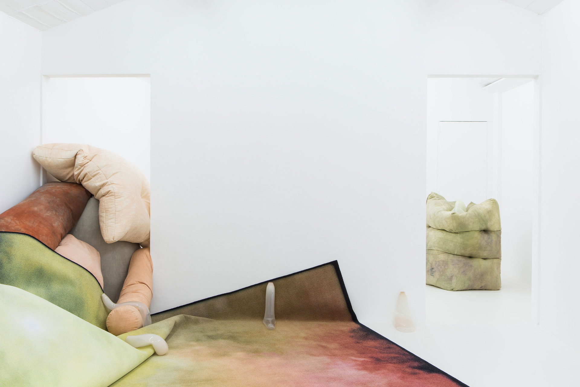 Julia Crabtree & William Evans, Gullet, 2017, Installation View, Cell Project Space Julia Crabtree & William Evans, Gullet, 2017, Installation View, Cell Project Space