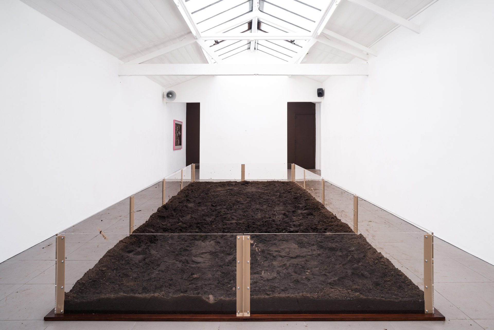 Exhibition view, Coumba Samba, Capital, 2024, 700cm x 280cm x 64cm