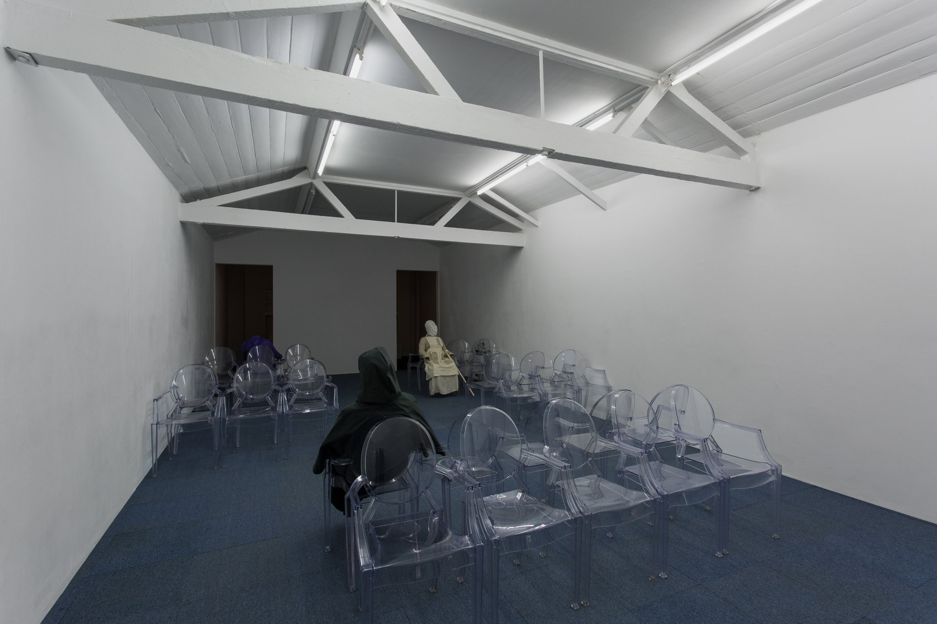 Angharad Williams and Mathis Gasser, installation view, 2018, Hergest:Nant, Cell Project Space
