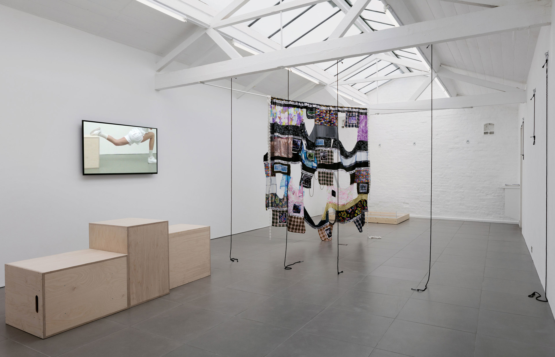 Installation View, is it rude or polite to leave the room, 2016, Cell Project Space