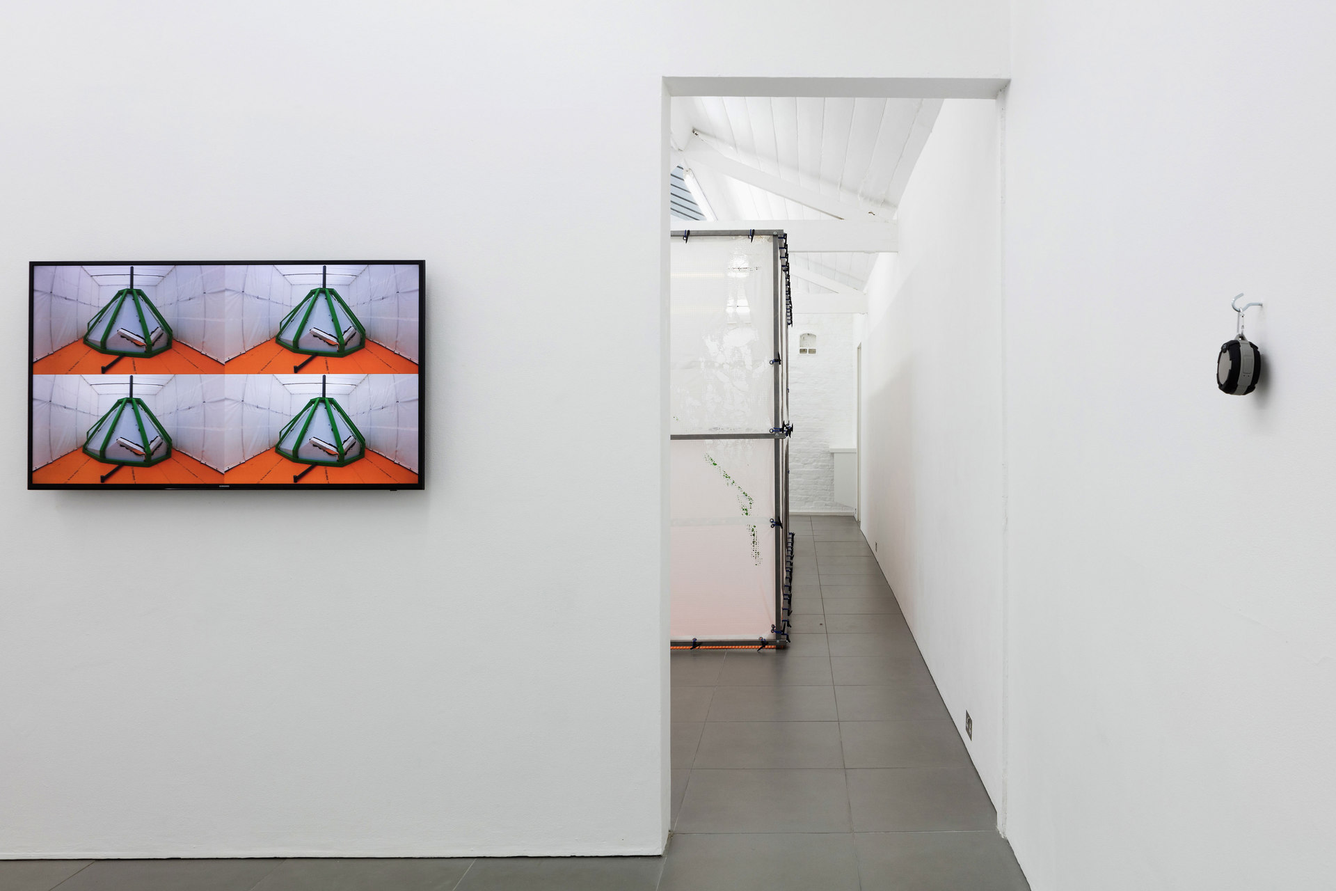 install view PRASEODYMIUM signal monitor (Rare Earth Sculptures), 2016 Iain Ball Cell Project Space
