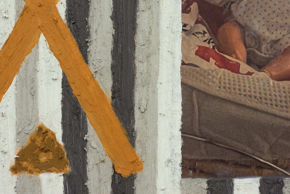 Ksenia Pedan, Autonomy, detail, 2023, oil pastel on board