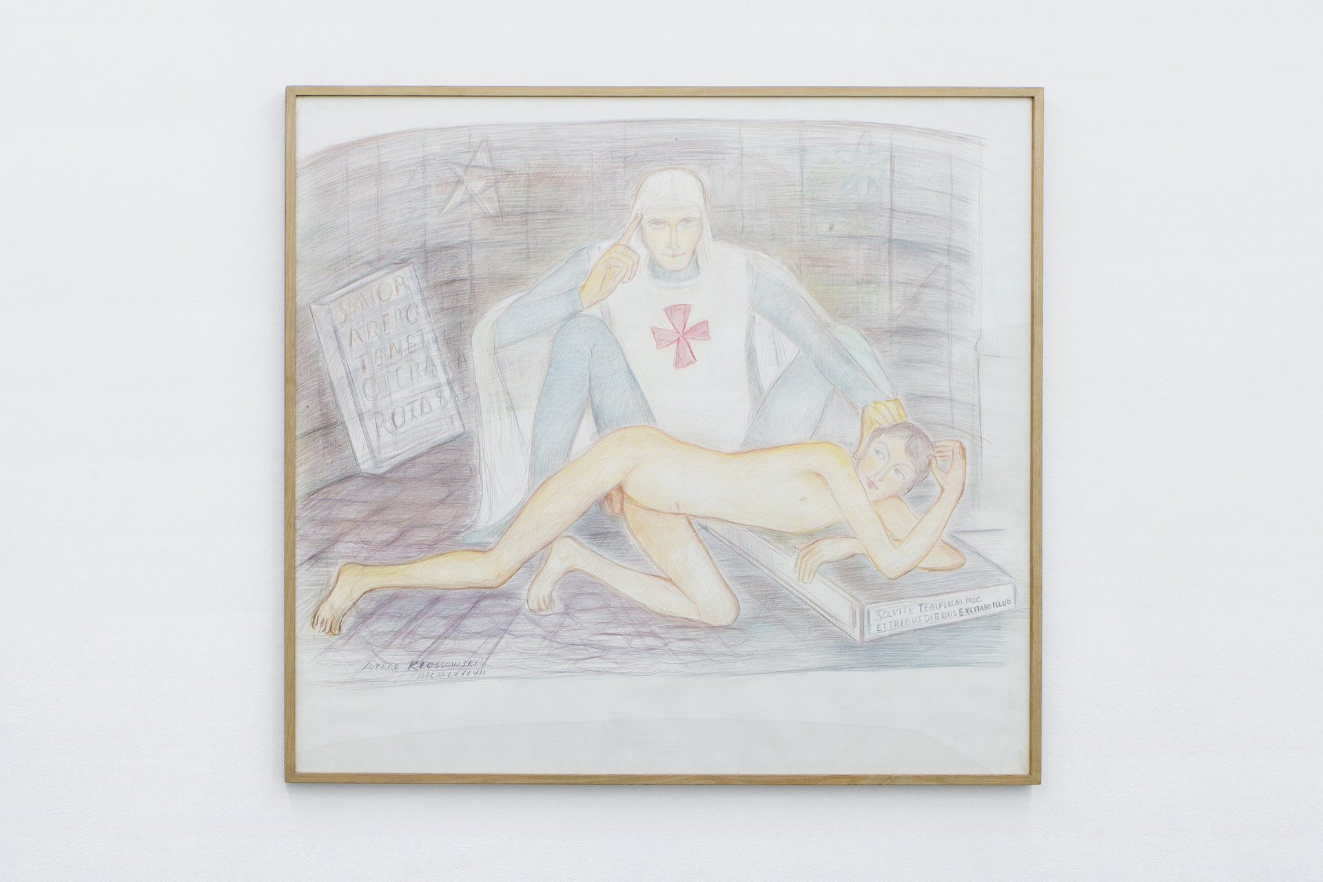 Pierre Klossowski, 'Malvoisie initiant le jeune Ogier', 1987, Perverts, 2017 Pierre Klossowski, 'Malvoisie initiant le jeune Ogier', 1987, Perverts, 2017, Cell Project Space