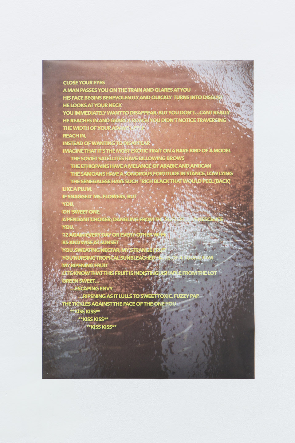 Juliana Huxtable, 'train 1', 2017, Perverts, 2017, Cell Project Space