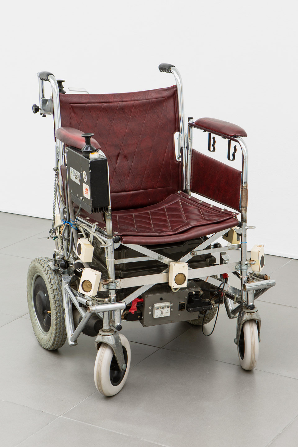 Donald Rodney, 'Psalms', 1997, Civic Duty, 2019 Donald Rodney, 'Psalms', 1997, Wheelchair, computer, proximity sensors, 95 x 65 x 70cm, Civic Duty, 2019, Cell Project Space