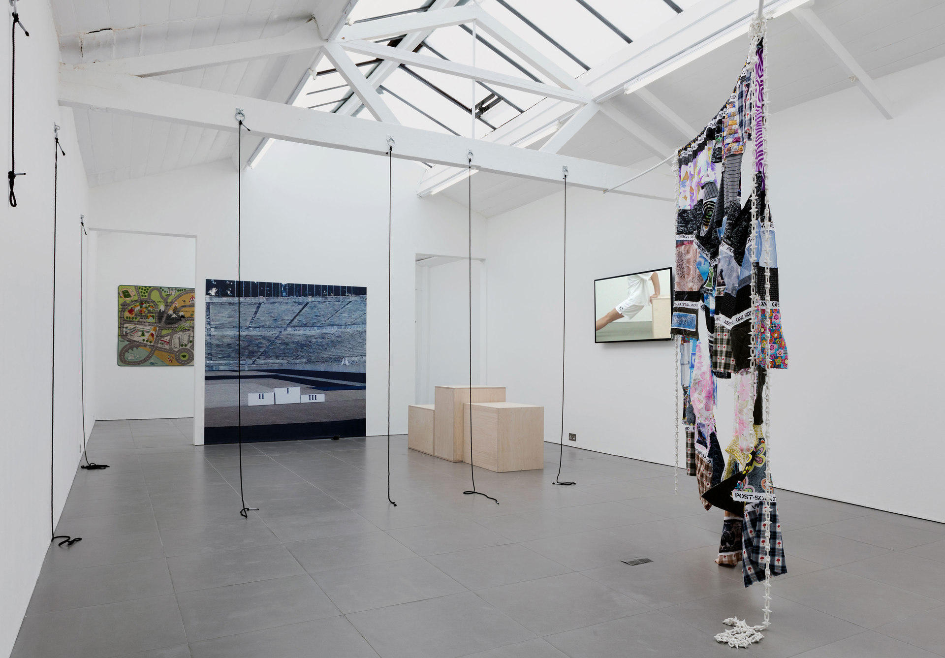 installation View, is it rude or polite to leave the room, 2016, Cell Project Space