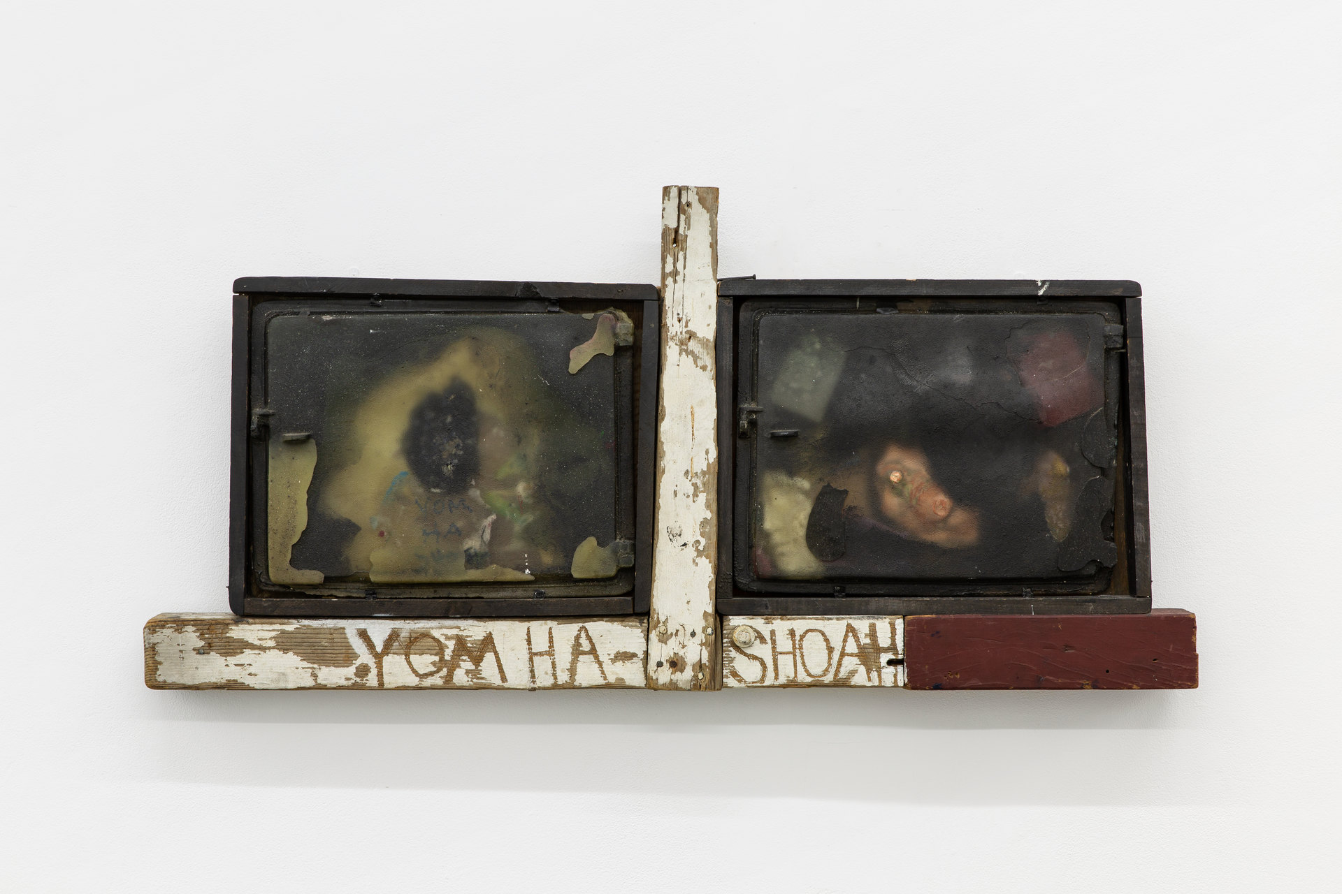 Stella Waitzkin, 'Yom Ha Shoah', n.d. (c. 1970s- 1980s), Cast polymer resin, embedded objects, wood and metal, 63.5 x 109 x 10cm, Shit and Doom - NO!art, 2019, Cell Project Space