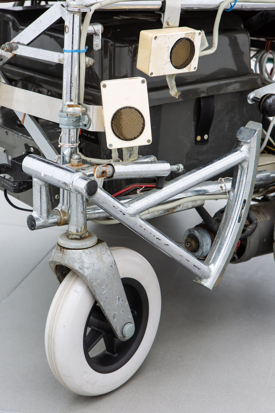Donald Rodney, 'Psalms' [detail], 1997, Wheelchair, computer, proximity sensors, 95 x 65 x 70cm, Civic Duty, 2019, Cell Project Space