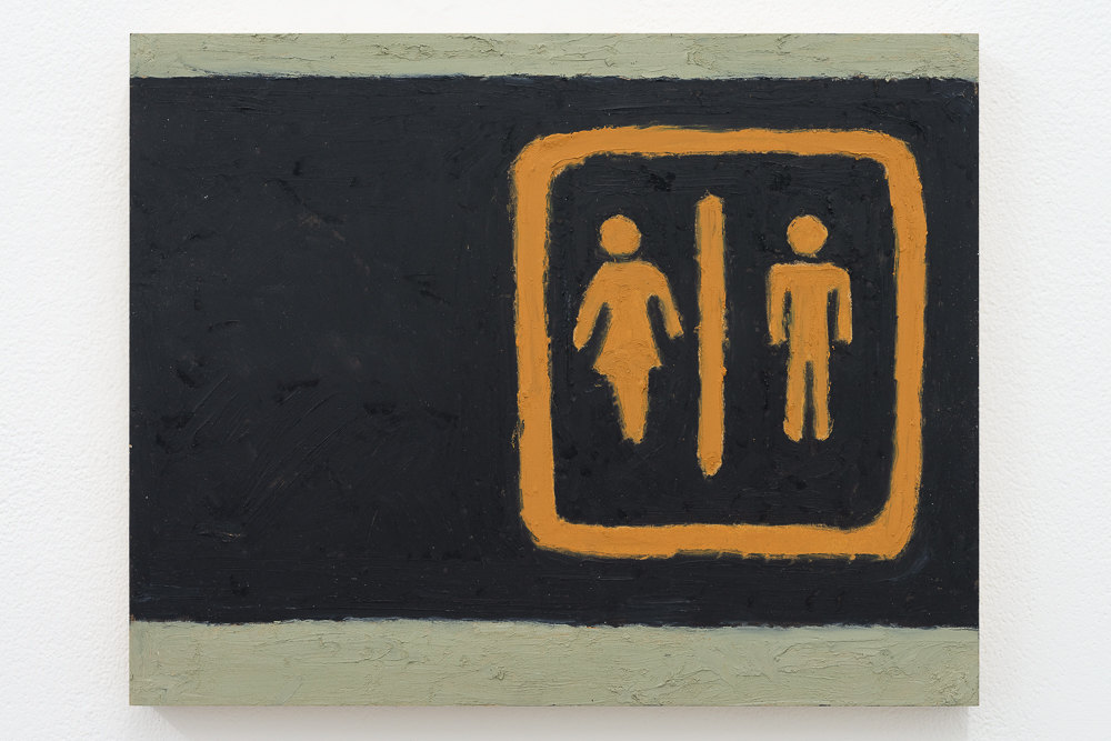 Ksenia Pedan, Gate 57, 2023, oil pastel on board Ksenia Pedan, Gate 57, 2023, oil pastel on board