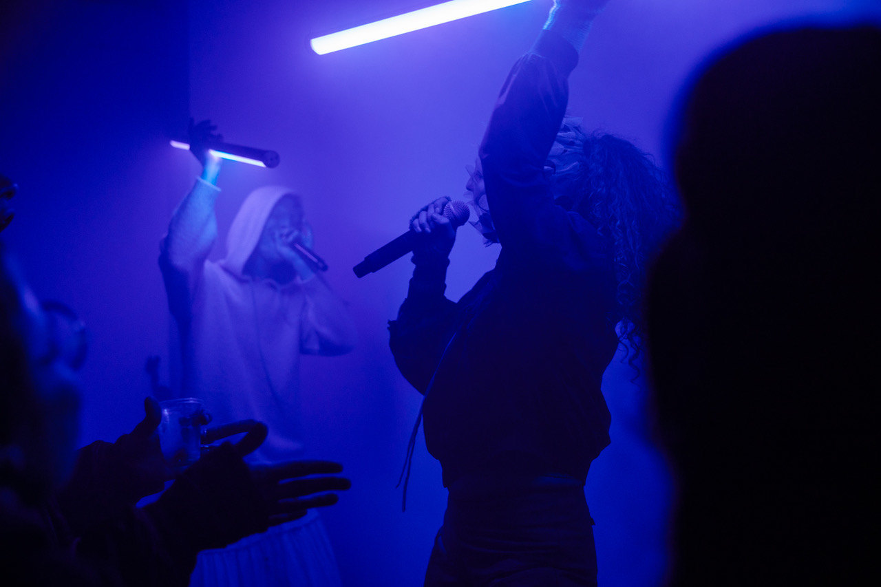 Liudmila performance for Queer 'Eastern' European Anti-Colonial Solidarity Fundraiser