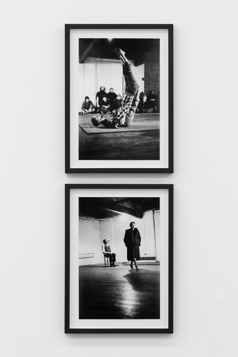 'Similar Instructions', 1976, Instructions by Maedée Duprès, X6 Dance Space, (from top) Fergus Early and Mary Prestidge; Jacky Lansley and Vincent Meehan, Framed c- print, photographs by Geoff White, 26cm x 35.3cm