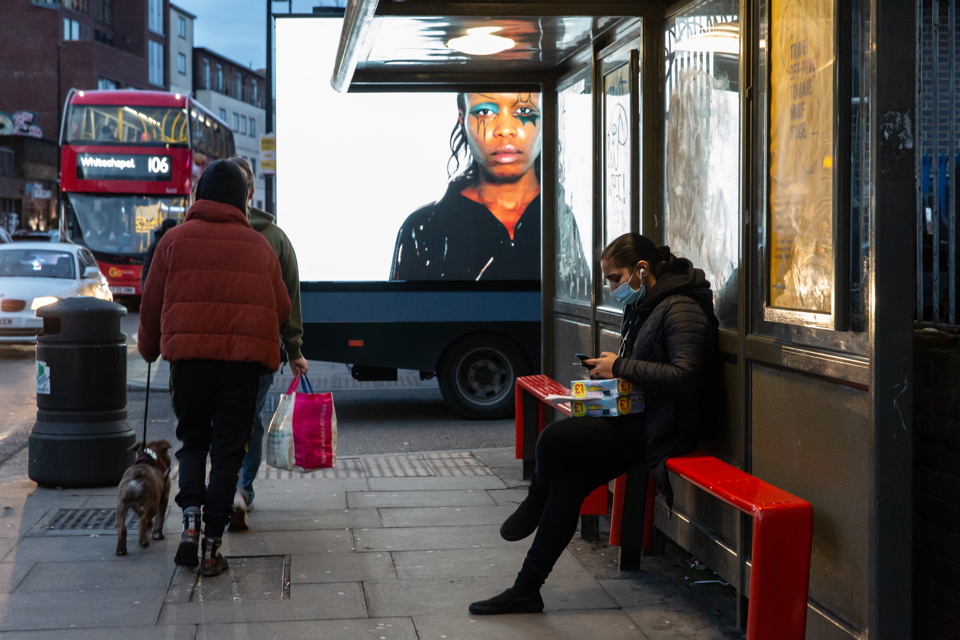 Nevermind (Screen Test 1), 2020, Cell Project Space Carpark, Cambridge Heath Road, London, E2 9DA