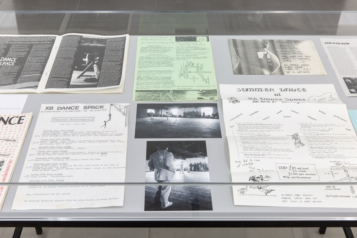 X6 Dance Space (1976-80): Liberation Notes, Installation view, 2020, Cell Project Space