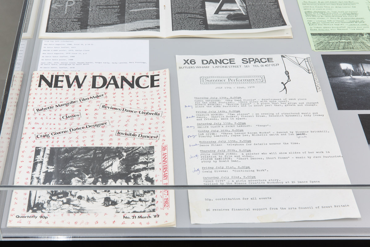 X6 Dance Space (1976-80): Liberation Notes, Installation view, 2020, Cell Project Space