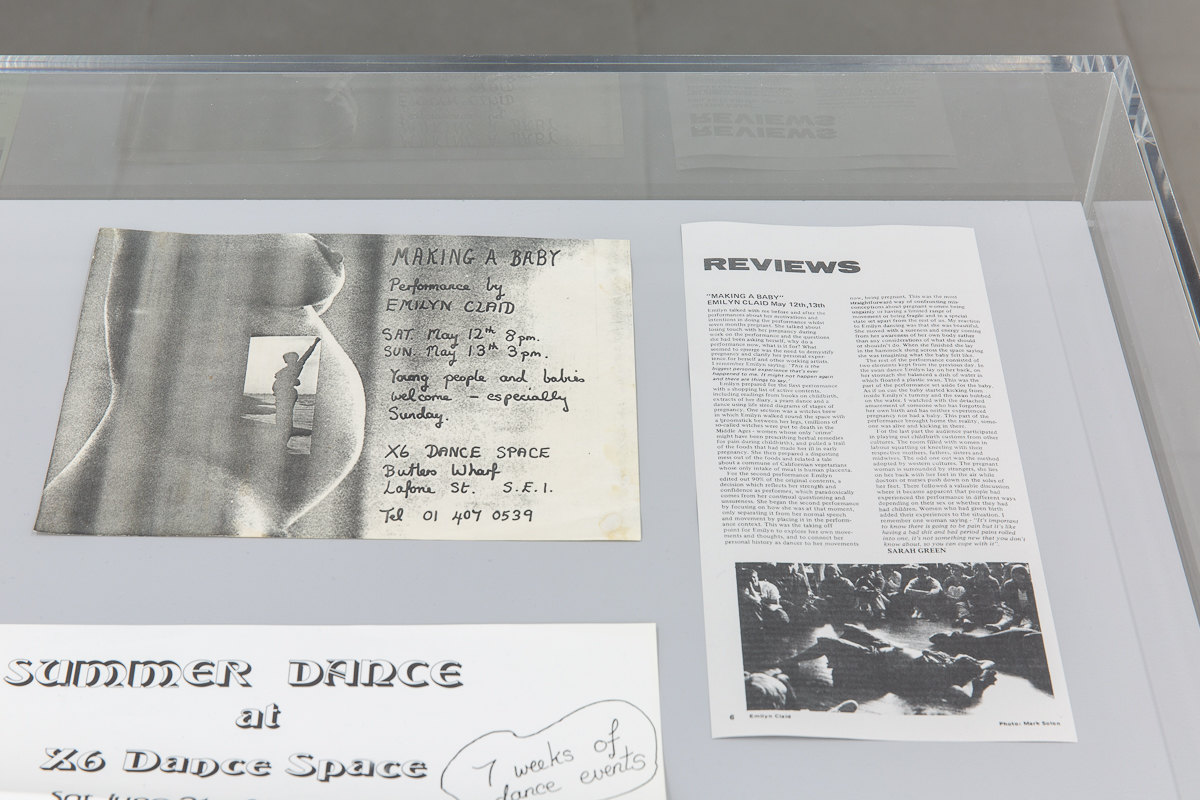 X6 Dance Space (1976-80): Liberation Notes, Installation view, 2020, Cell Project Space