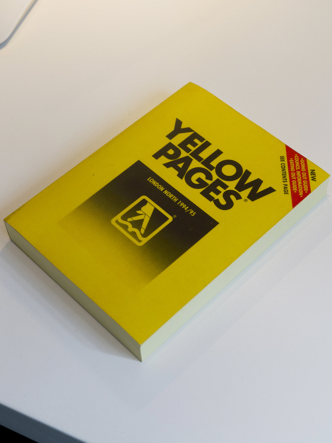 Elizabeth Wright, Yellow Pages, 1995, 15cm x 21cm x 2.5cm, Teatro Grottesco presents Elizabeth Wright at Cell Project Space, 2026