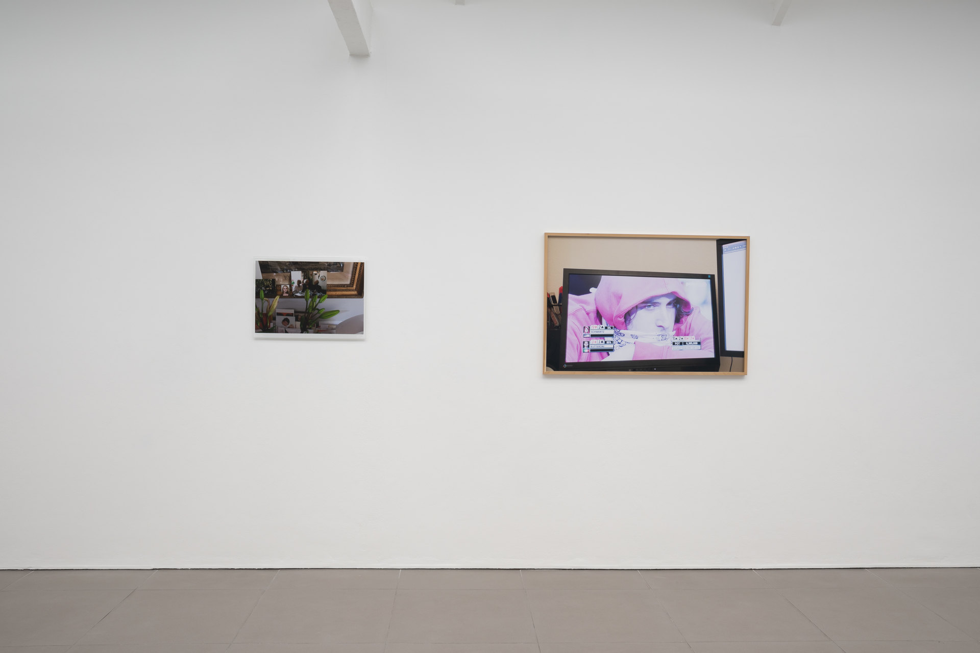Exhibition view, Niklas Taleb, Solo Yolo, Cell Project Space, 2023
 (From Left: The Personal Life, 2021; Boy at Risk I, 2021) Exhibition view, Niklas Taleb, Solo Yolo, Cell Project Space, 2023
 (From Left: The Personal Life, 2021; Boy at Risk I, 2021)