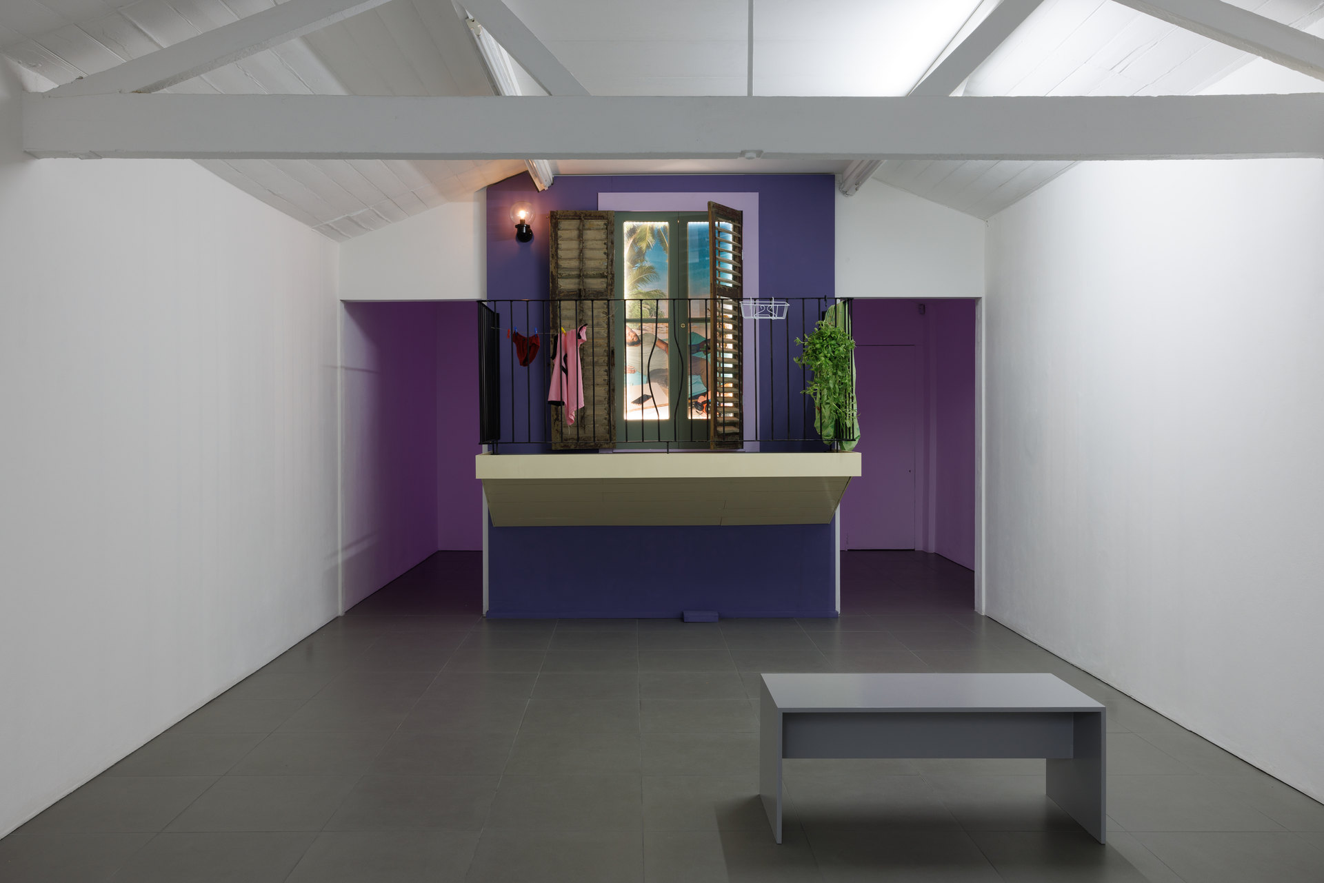  Bryan Giuseppi Rodriguez Cambana, Balcony 2, Installation View, mixed media, 2022