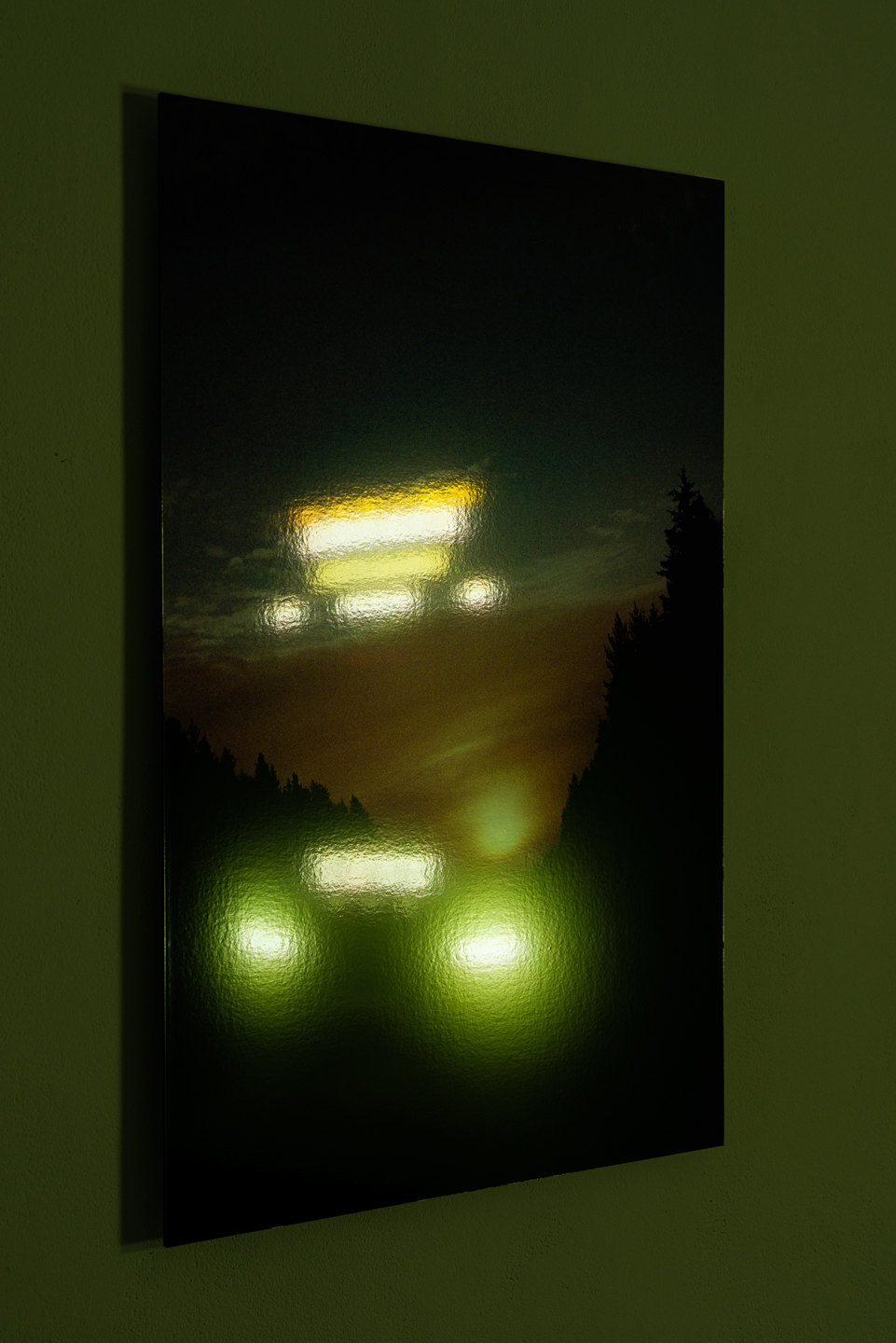 Max Göran, Midnight Patrol, Installation View, 2023, c-type print on dibond, 70x50 cm