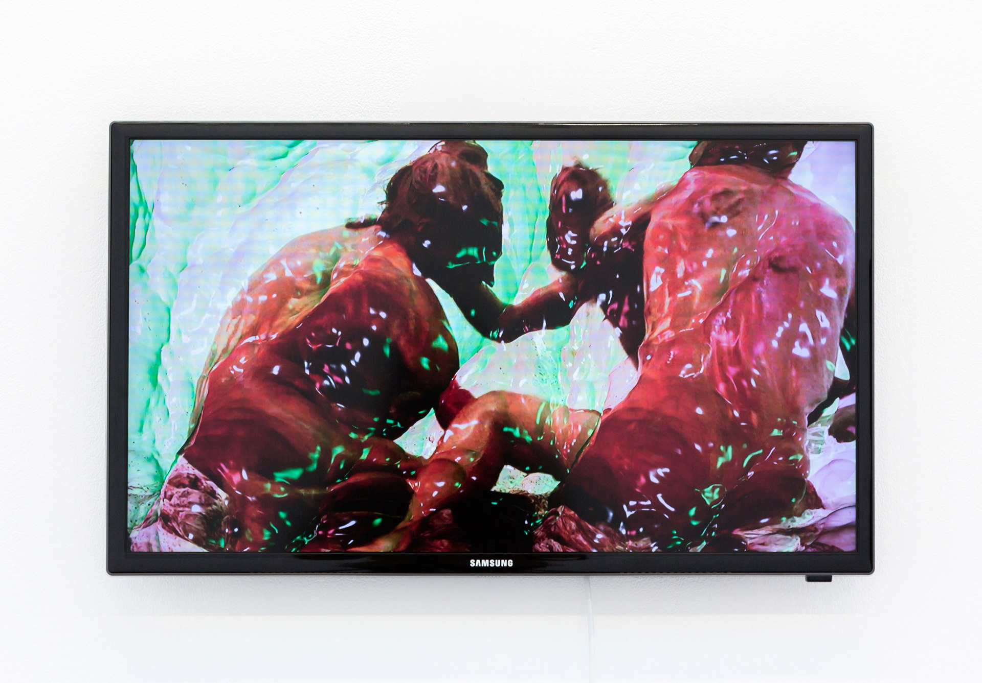 Adham Faramawy, Full Body Facial, 2014 video, duration: 5 minutes, 18 seconds, Cell Project Space, Hydra, 2014