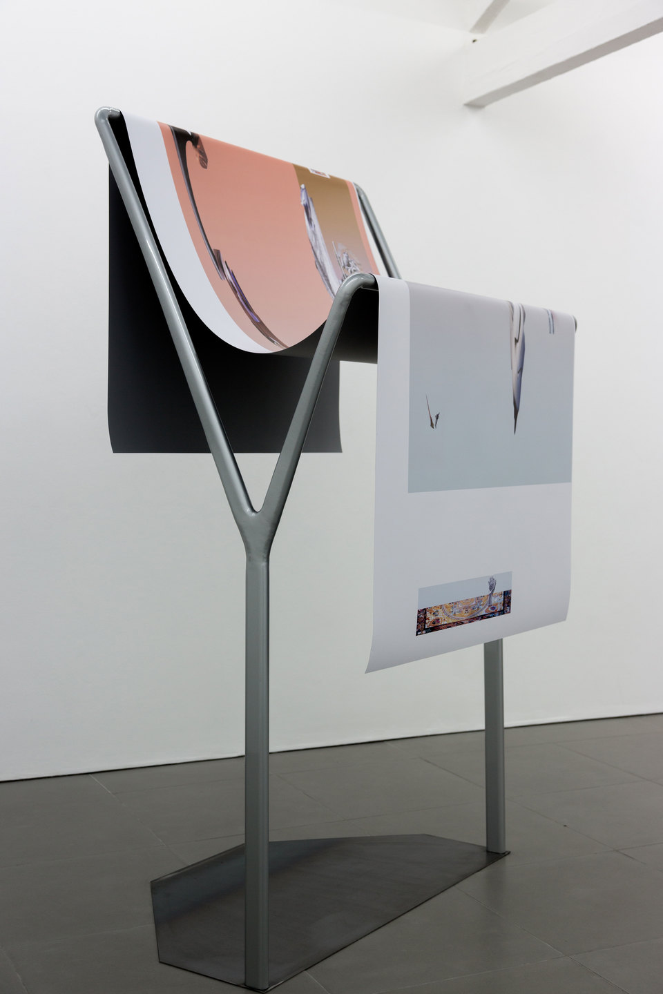 Alice Khalilova, Reboot Horizon, 'Siphonophore', 2014, steel, car paint, digital print on vinyl, Cell Project Space
