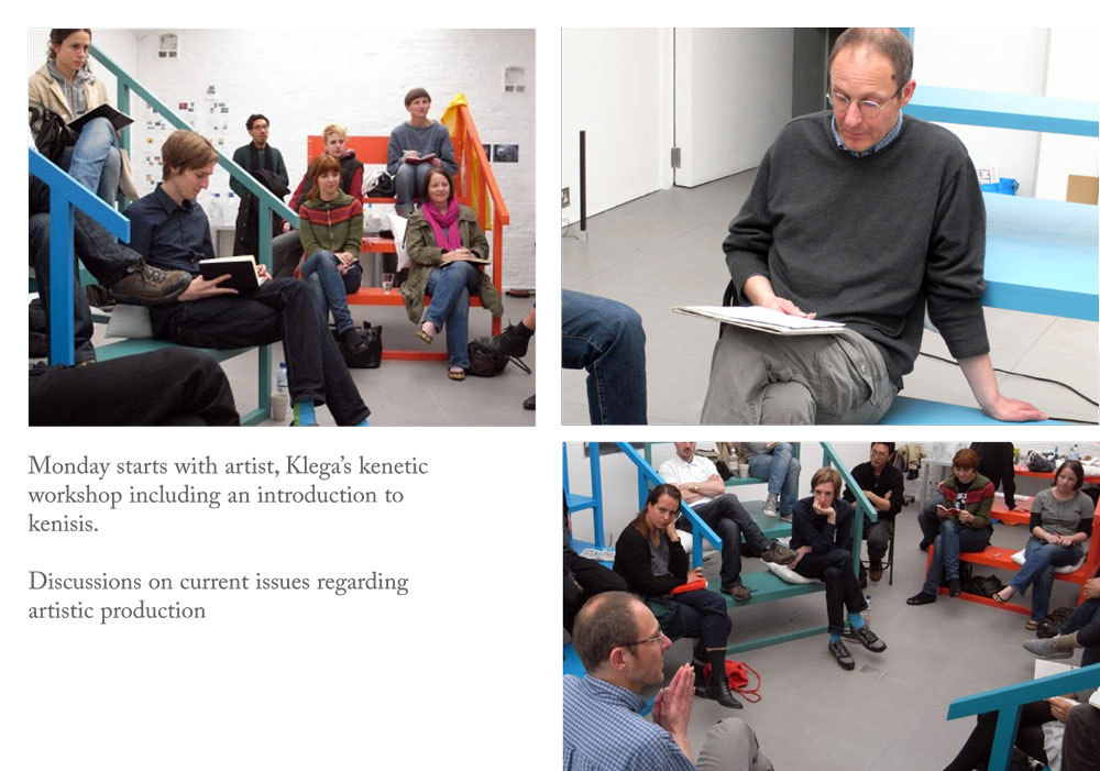 Klega's kenetic workshop at ARTSCHOOL/UK