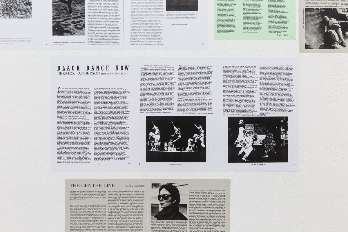 X6 Dance Space (1976-80): Liberation Notes, Installation view, 2020, Cell Project Space