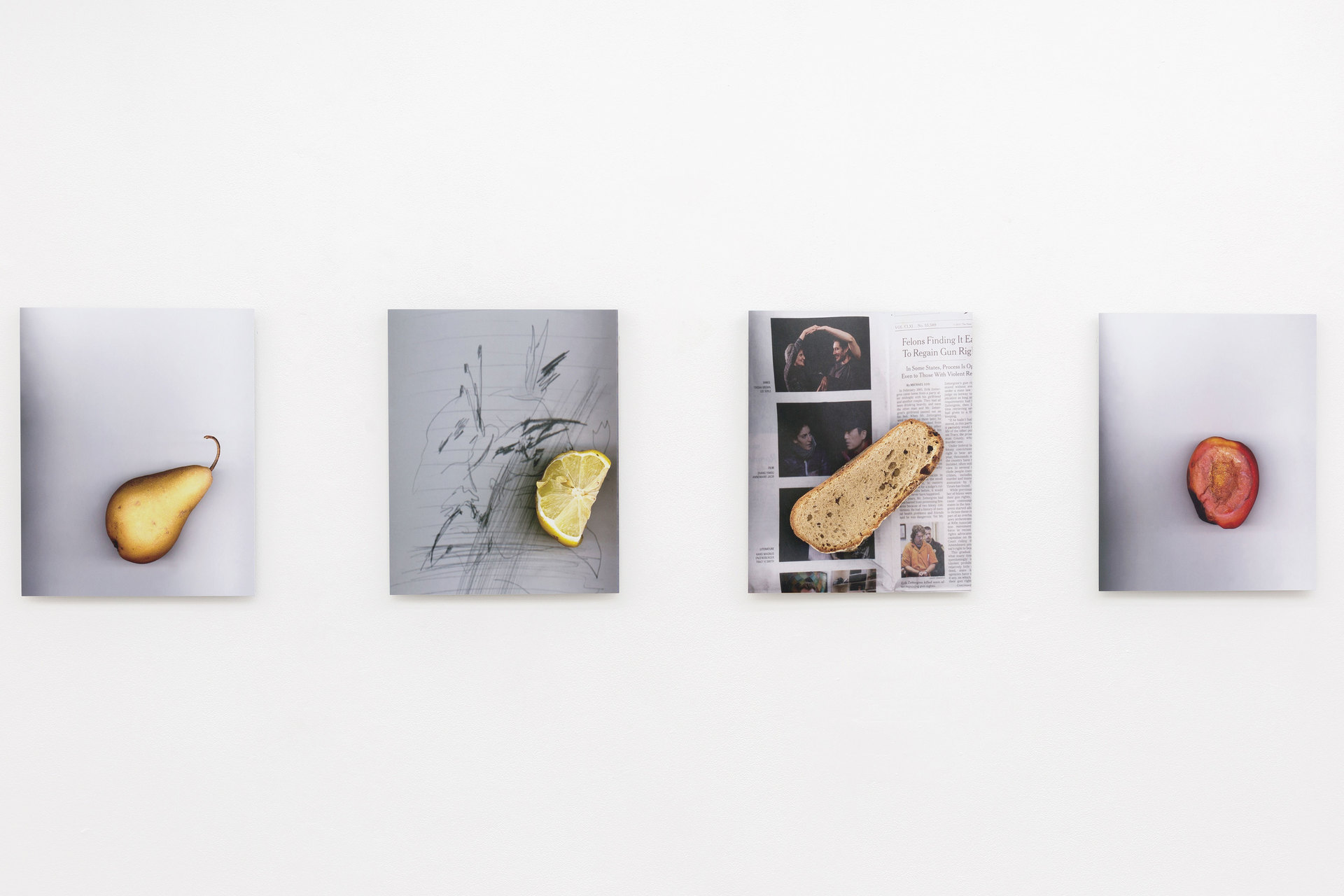 Dena Yago, Bosc Pear, Quartering, VOL.CLXI...No.55,589, Waning Gibbous, 2011-2015, all Digital C-print mounted on aluminium 40.6 x 50.8cm, Cell Project Space