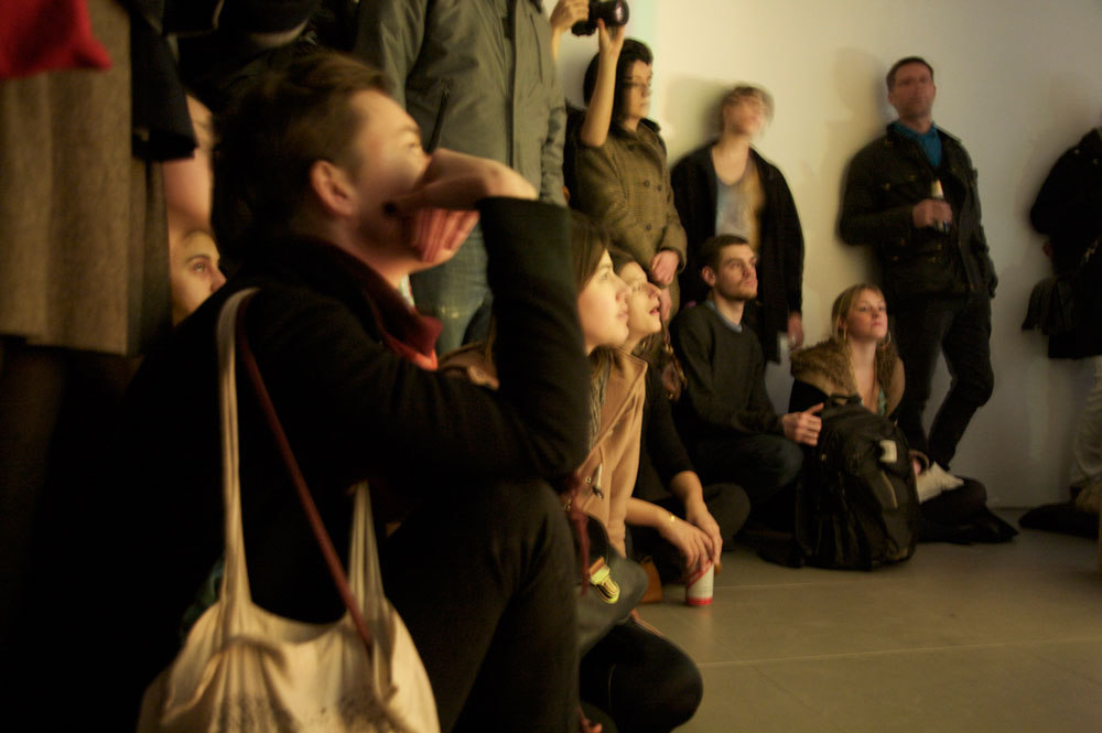 Hannah Perry performance, Cell Project Space, 2012, Hannah Perry & Hotel Palenque