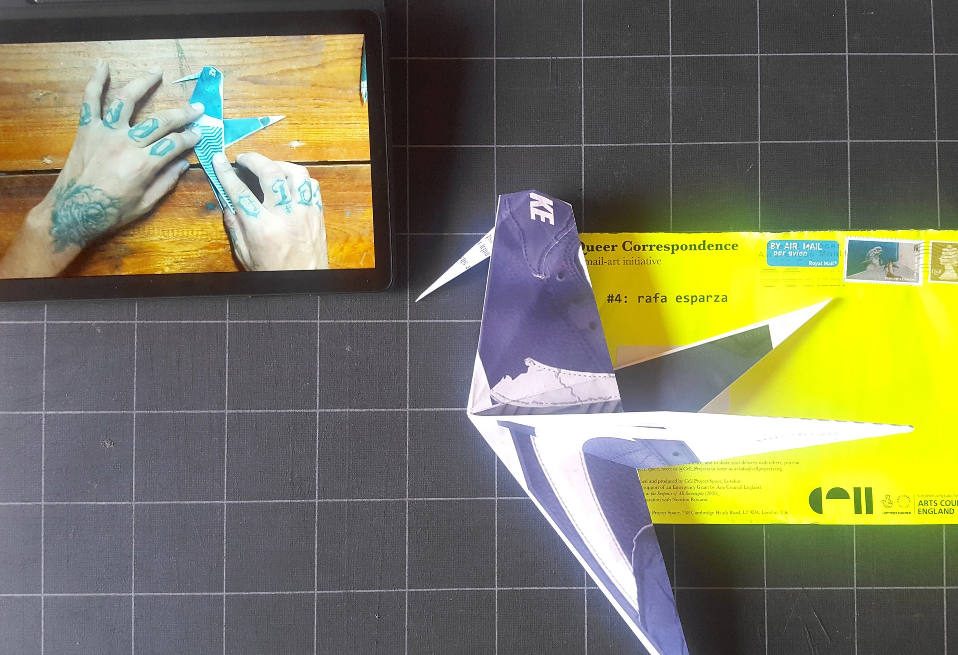 rafa esparza, Queer Correspondence, 2020, Cell Project Space. Image submitted by Joan Heretik from Barcelona, Spain. 