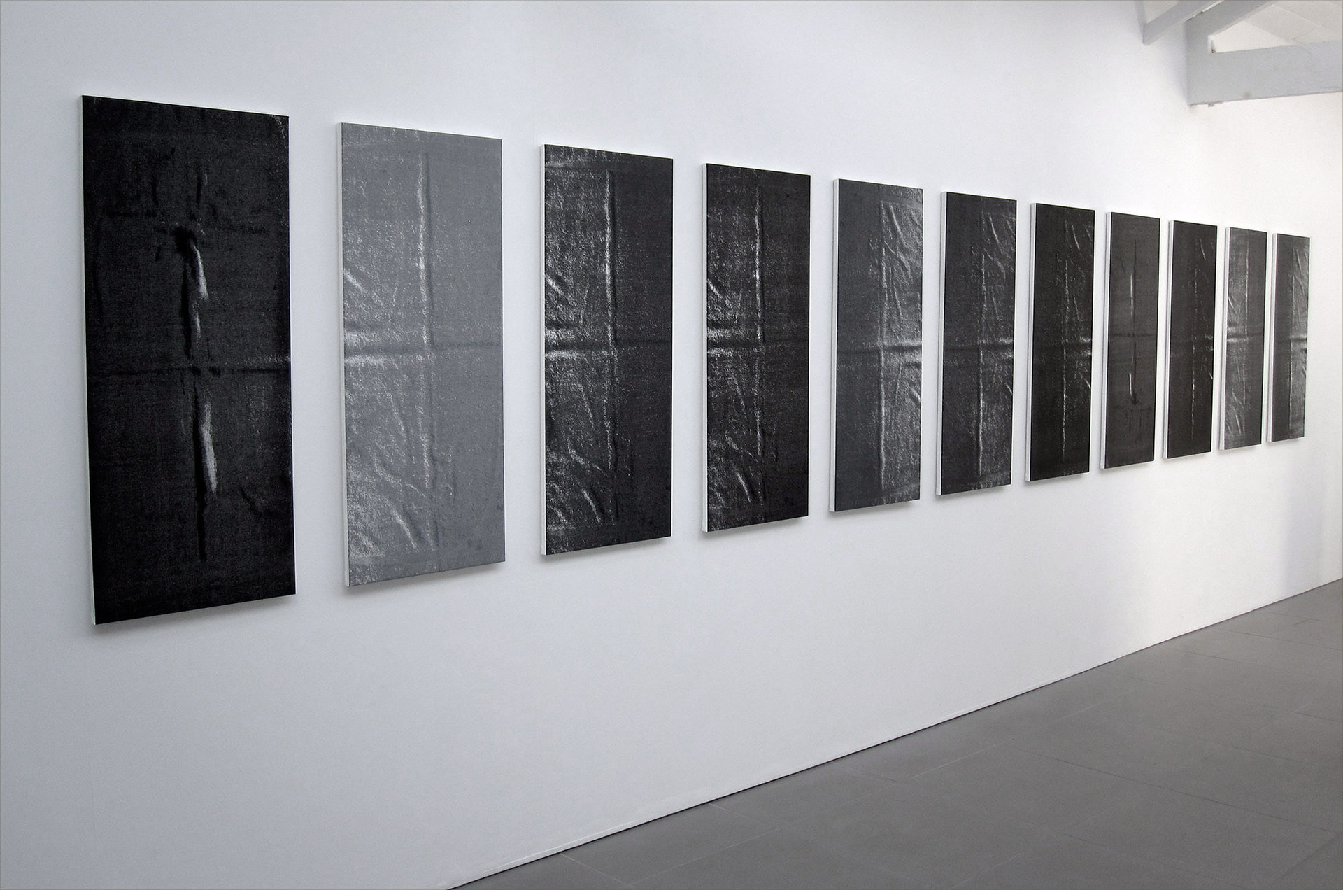 Justin Eagle, 'fate and fate' 2010 Justin Eagle, 'fate and fate' 2010, acrylic silkscreen on canvas (h.1125mm x w.480mm), Cell Project Space