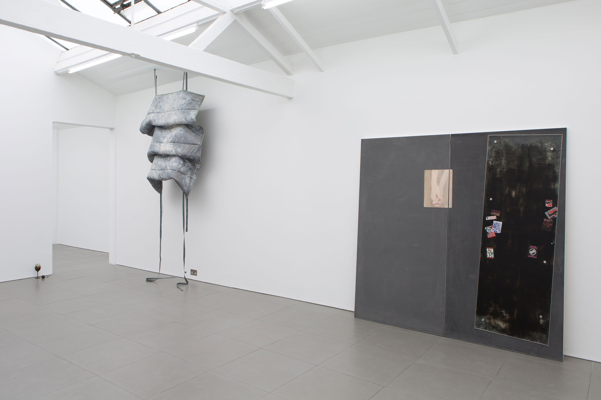 Installation view, landlords are not currently collecting rent in self-love, 2016, Cell Project Space