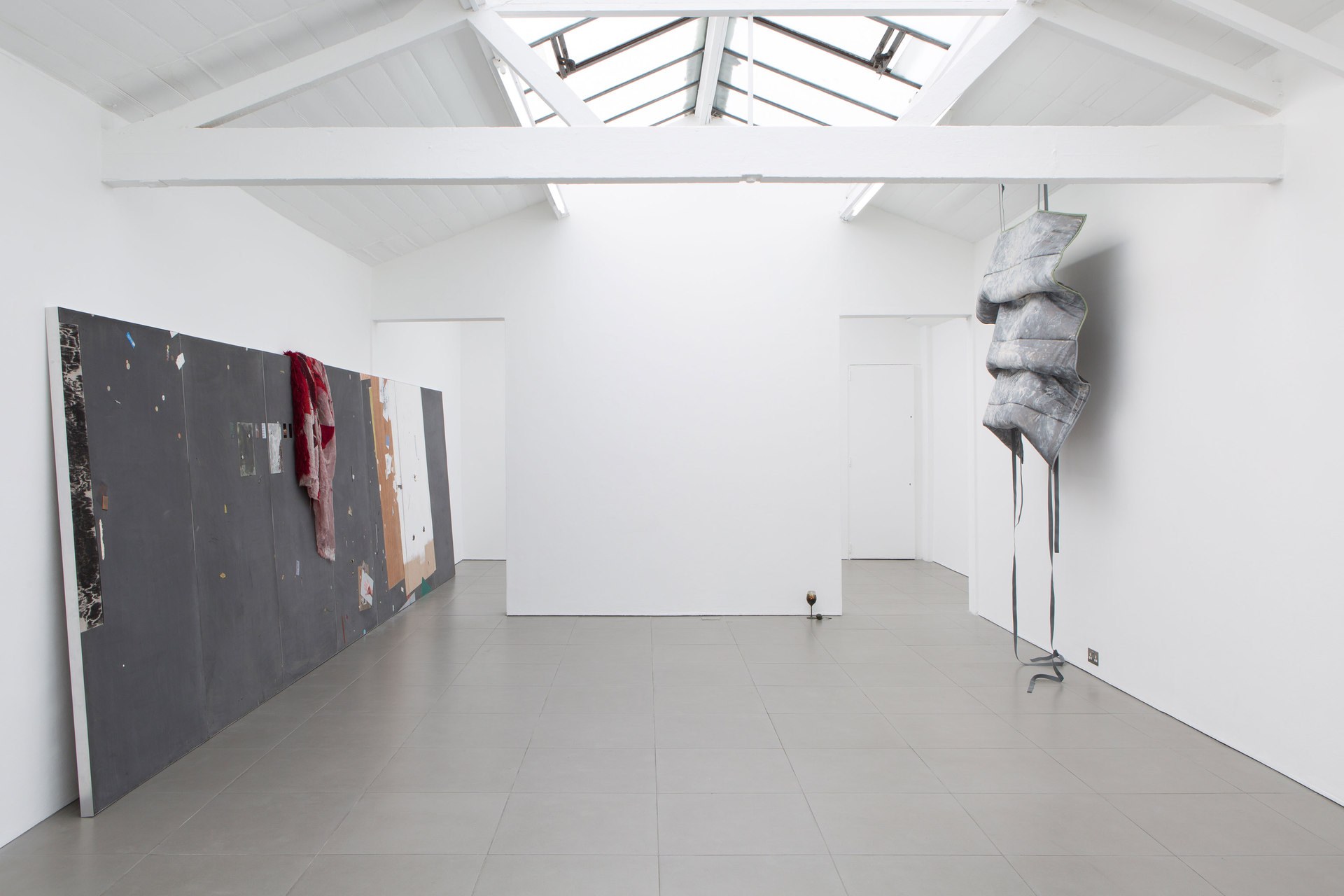 Installation view, landlords are not currently collecting rent in self-love, 2016, Cell Project Space