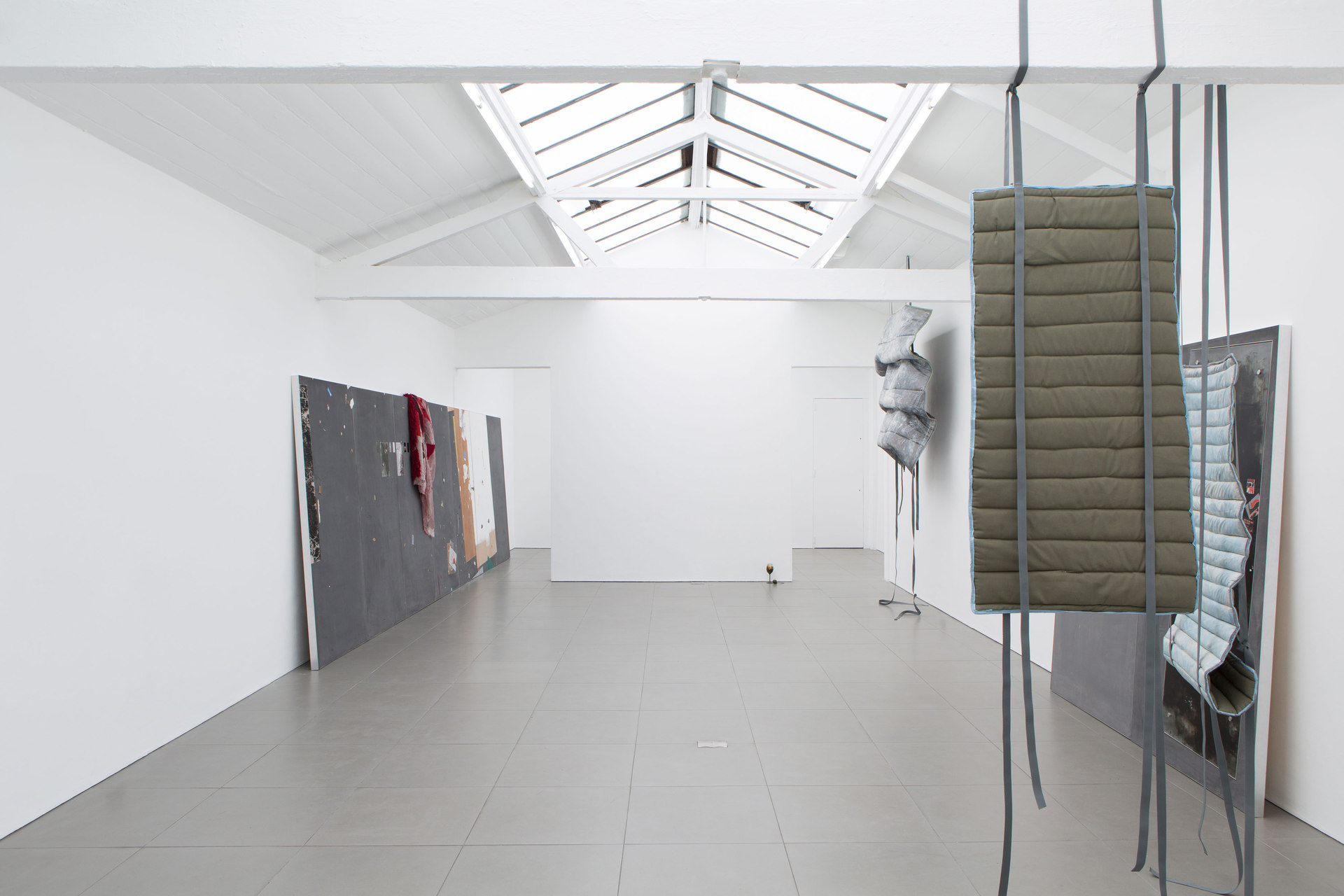 Installation view, landlords are not currently collecting rent in self-love, 2016, Cell Project Space