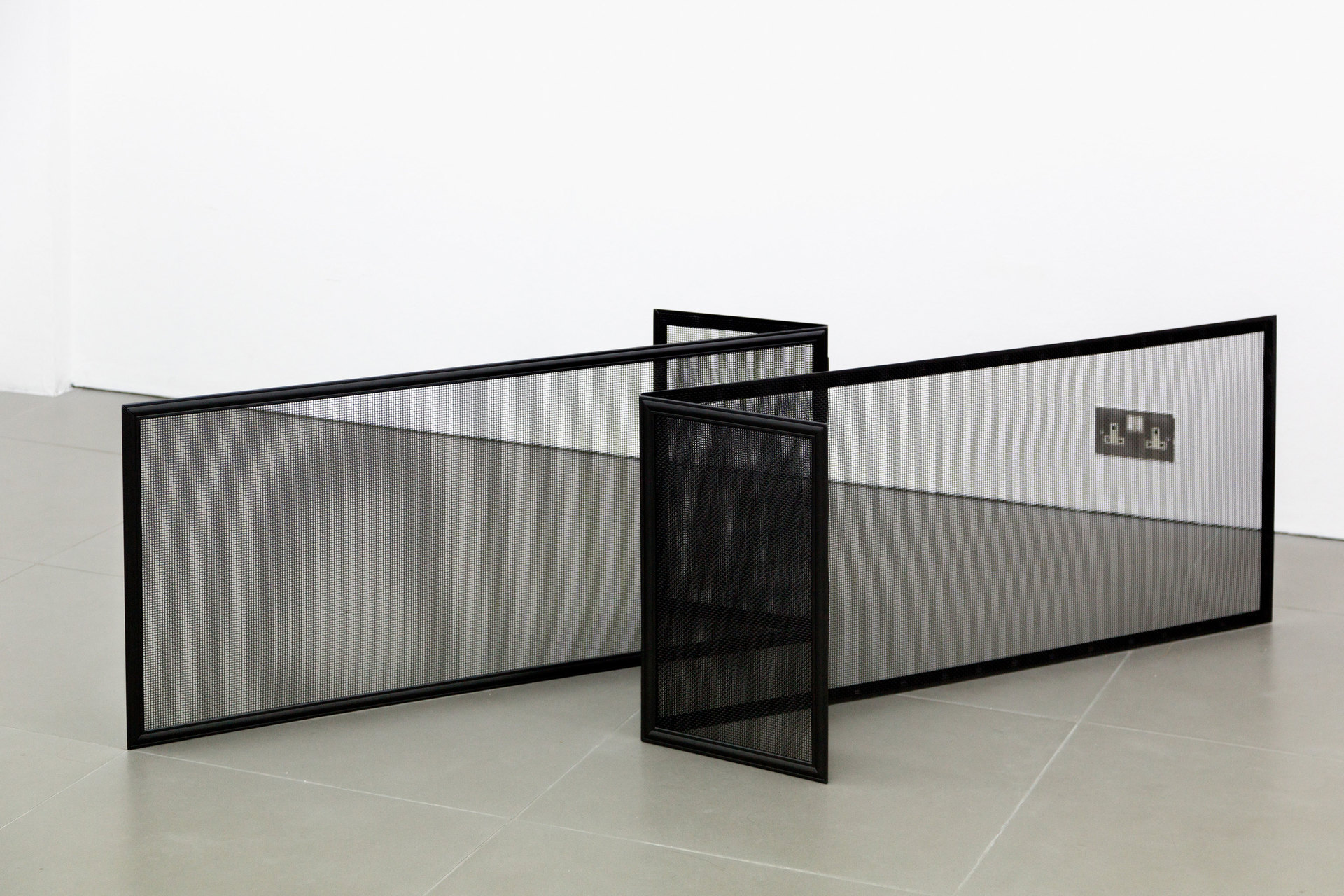 Marte Eknæs, Reboot Horizon, 'Affected Atmosphere', 2012, fireplace screens, Cell Project Space