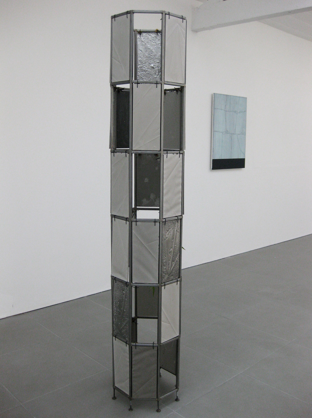 Martin Fletcher Systems House, Column, 2010, steel, concrete, plants, (h.2100mm x w.380mm x d.380mm), Cell Project Space