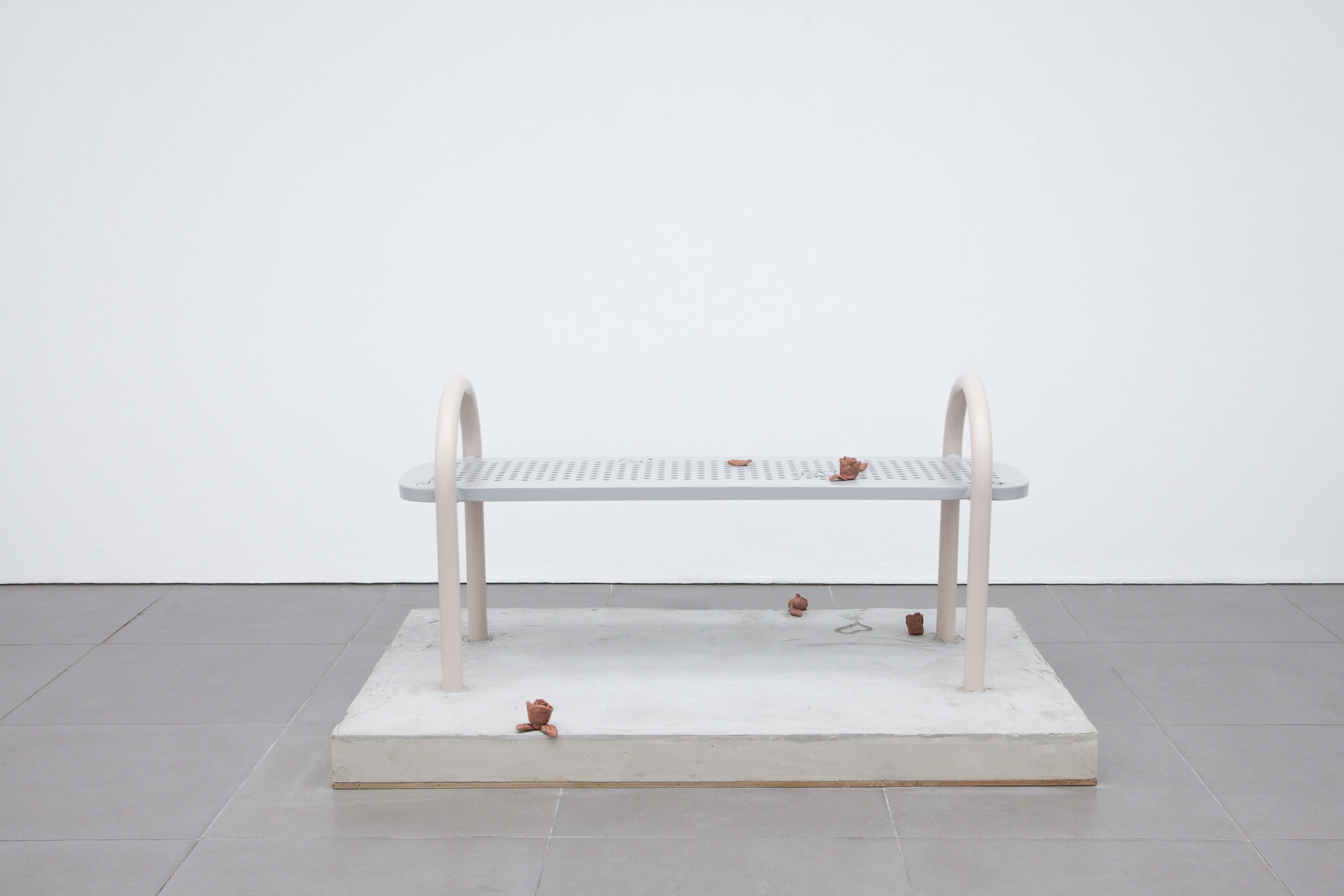 Pablo Jones-Soler, Benches, 2015, mixed media, 150 x 90 x 76 cm, Cell Project Space