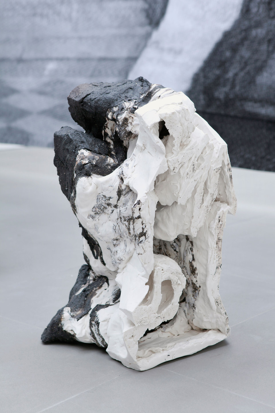 Peles Empire, Formation, 'formation 3', 2013, unglazed porcelain with black grog, h. 25 x w. 50 x d. 33 cm, Cell Project Space