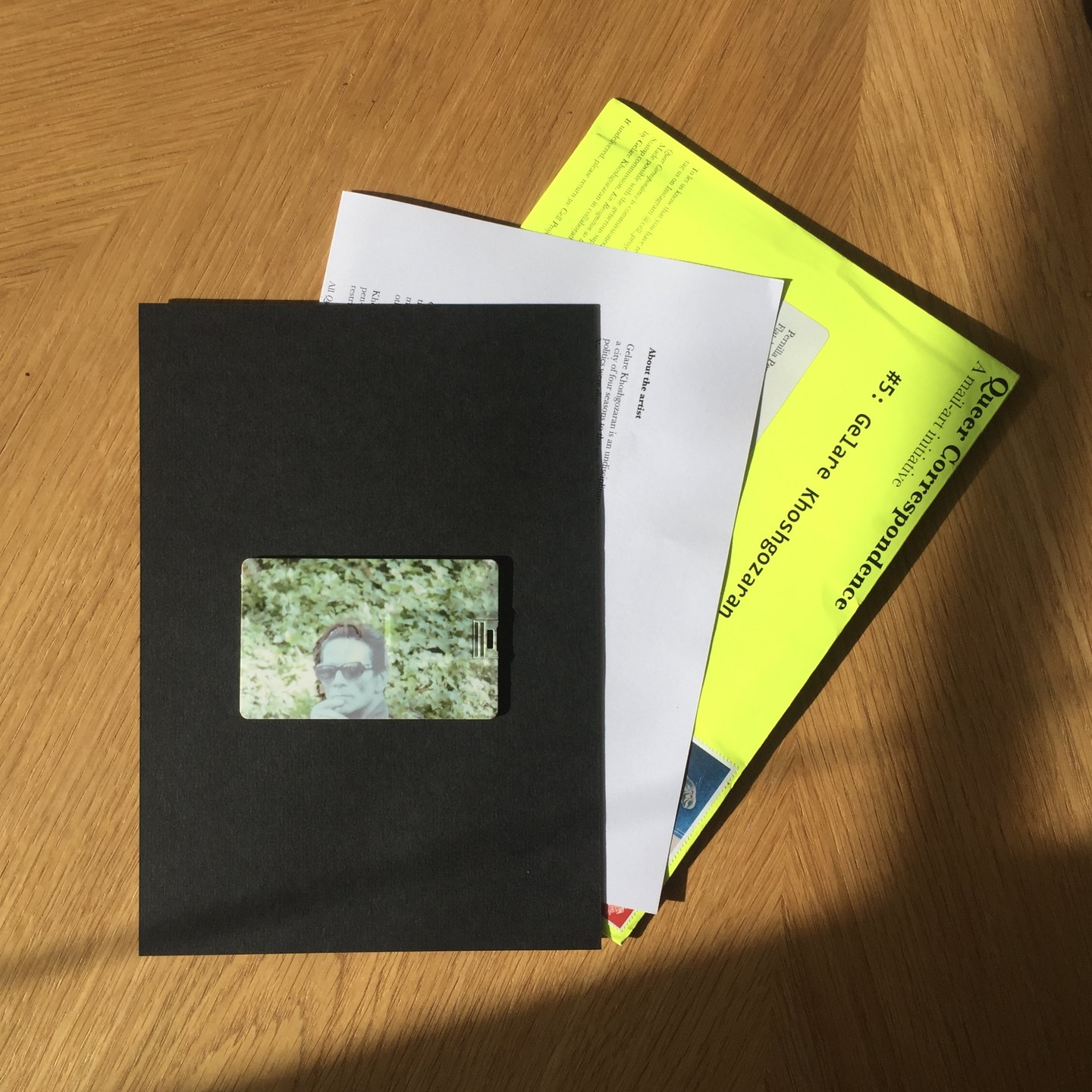 Gelare Khoshgozaran, Queer Correspondence, October 2020, Cell Project Space. Image submitted by Pernilla Person from London, UK.