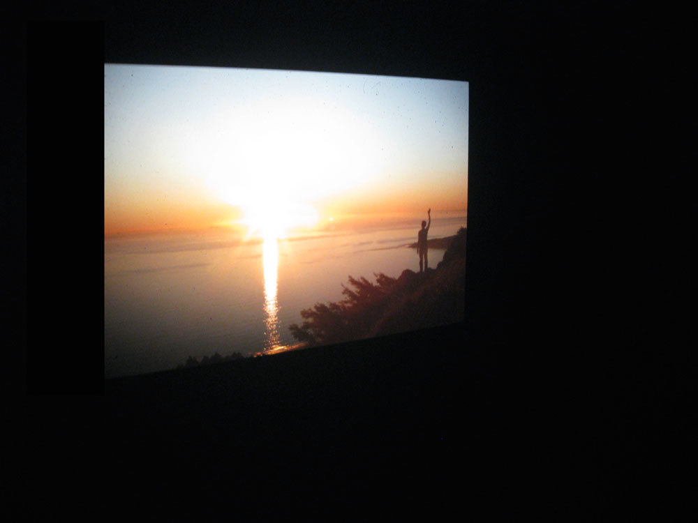 Richard T. Walker 'It's hard to find you because I can't quite see what you mean to me', 2009, slide projector, slides