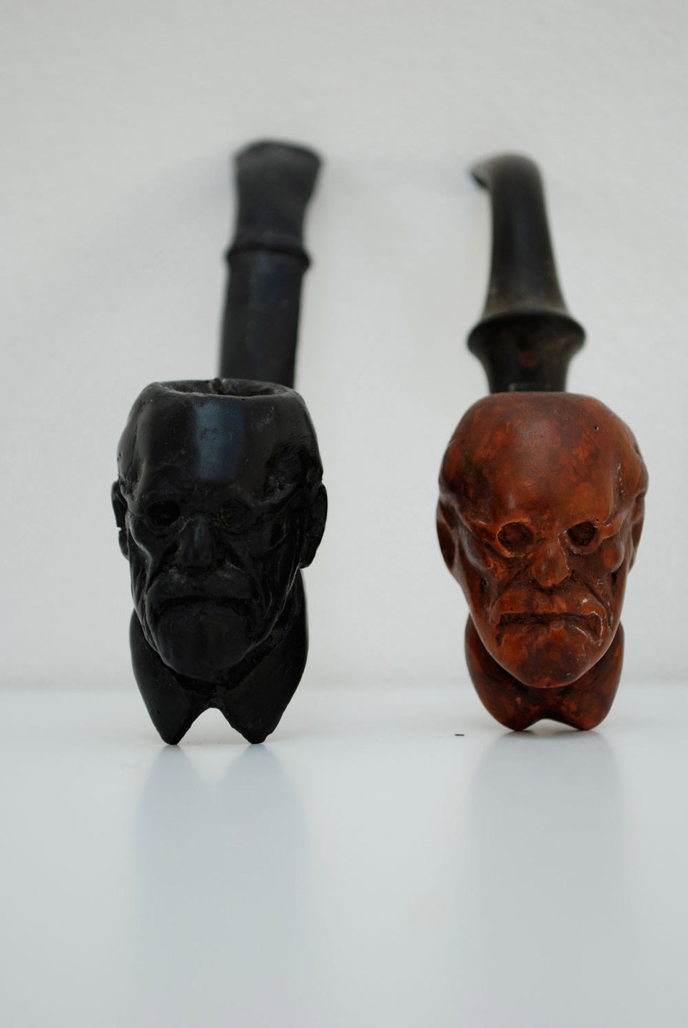 Sam Plagerson 'Smoking is indispensable if one has nothing to kiss', 2007, ceramic and mixed media, size varaible