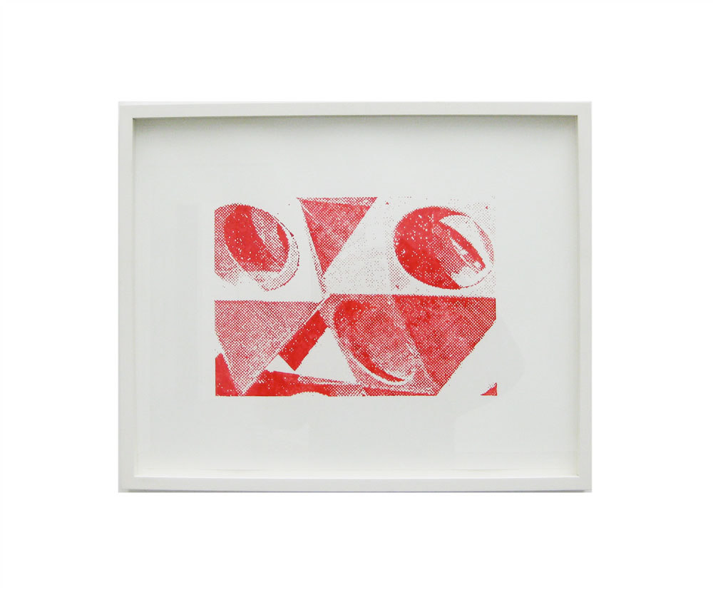 Simon and Tom Bloor, Untitled 2008, Gouache on Paper, (framed h.38.5cm x w.47cm)