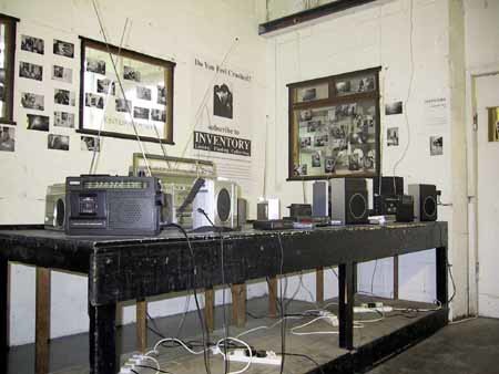 Inventory Pirate radio Station Teeth & Trousers, Cell Project Space 2001 Inventory Pirate radio Station Teeth & Trousers, Cell Project Space 2001