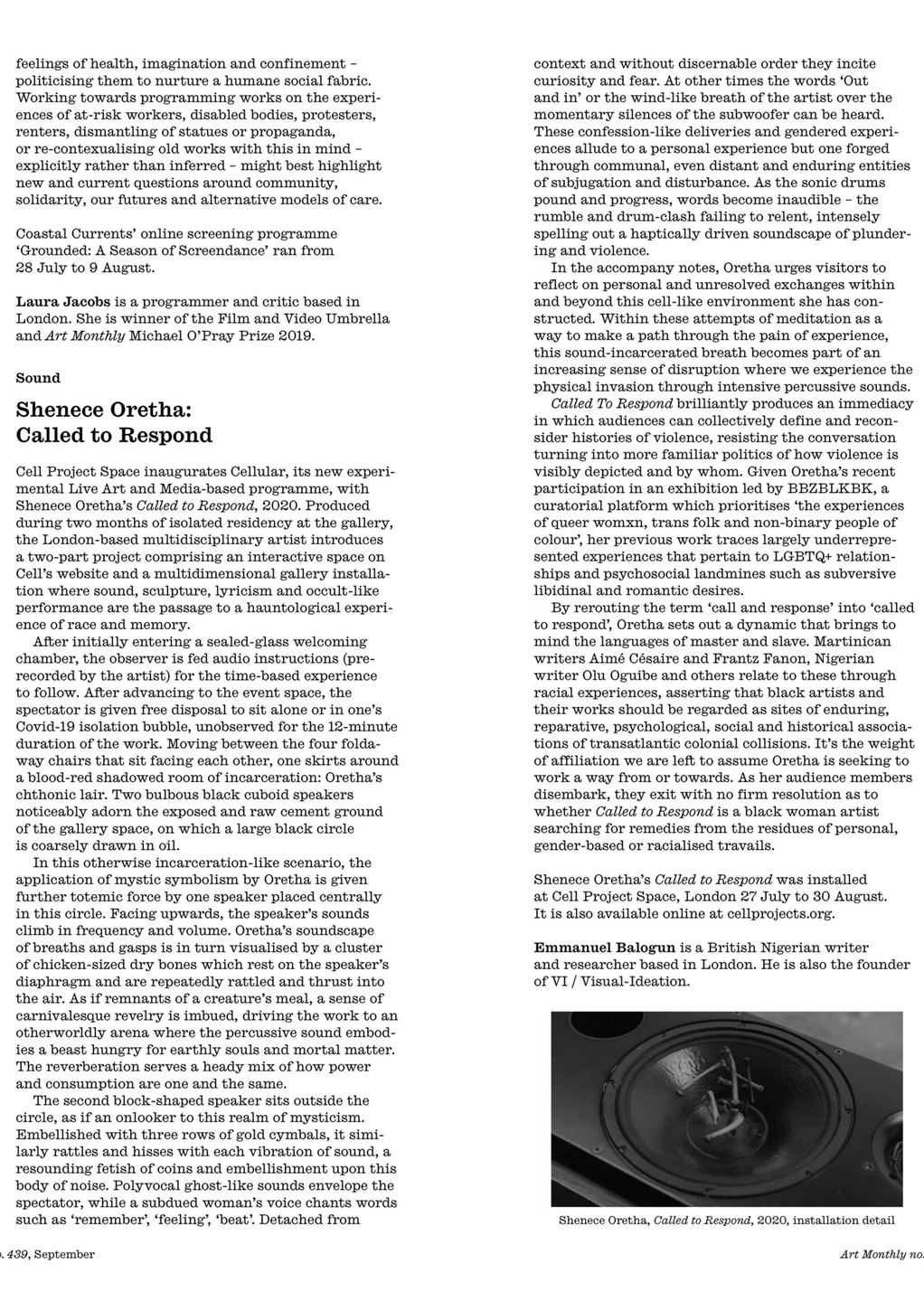 Called To Respond, Shenece Oretha