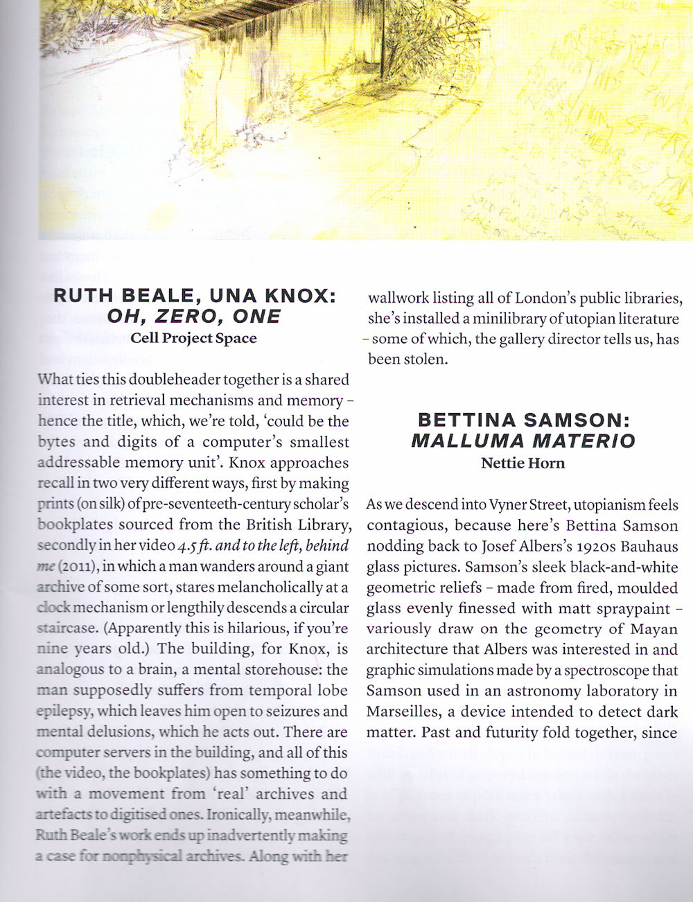 London Reviews Marathon, Martin Herbert, Art Review, Jan.2012