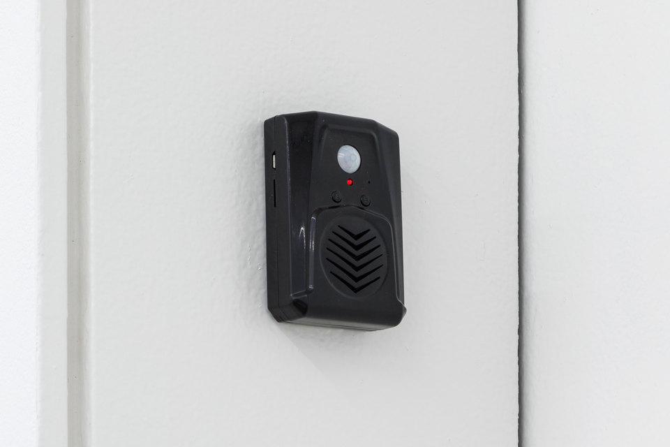 Rosa Aiello, 'Untitled (Blasey Ford)', 2019, Infrared motion sensor activated speaker, single channel sound 00:00:08, Cell Project Space